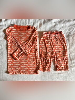 Clover Dachshund print PJ set 5t